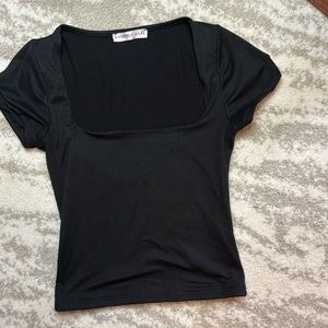 Black Crop Top!!